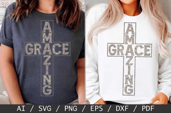 Amazing Grace SVG for T-Shirt Designs
