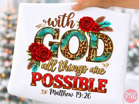 Christian God All Things Possible PNG