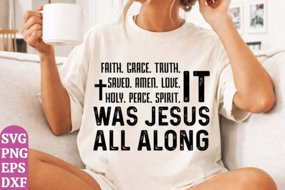 Jesus PNG: Christian PNG & Bible Spirit T-Shirt Designs