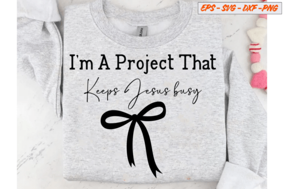 Project That Keeps Jesus Busy T-Shirt Design